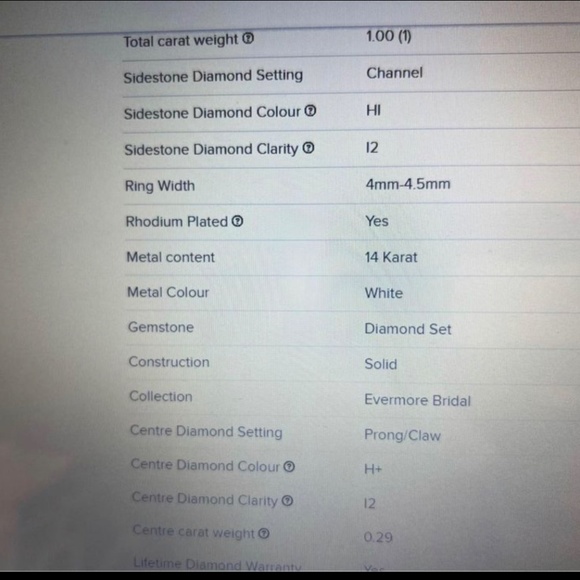 Wedding ring set 10KT White gold - Picture 9 of 17